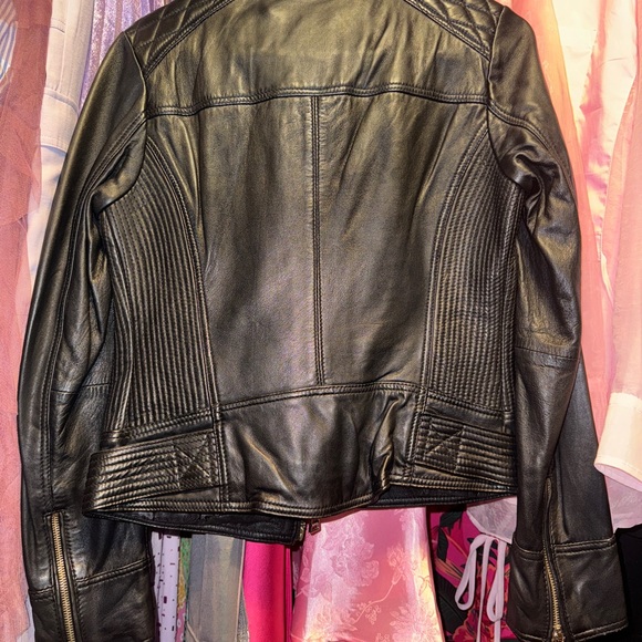 Black Leather Jacket - Picture 2 of 3